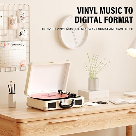 Turntable Vinyl Portable Record Player