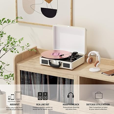 Turntable Vinyl Portable Record Player