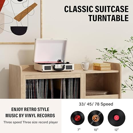 Turntable Vinyl Portable Record Player