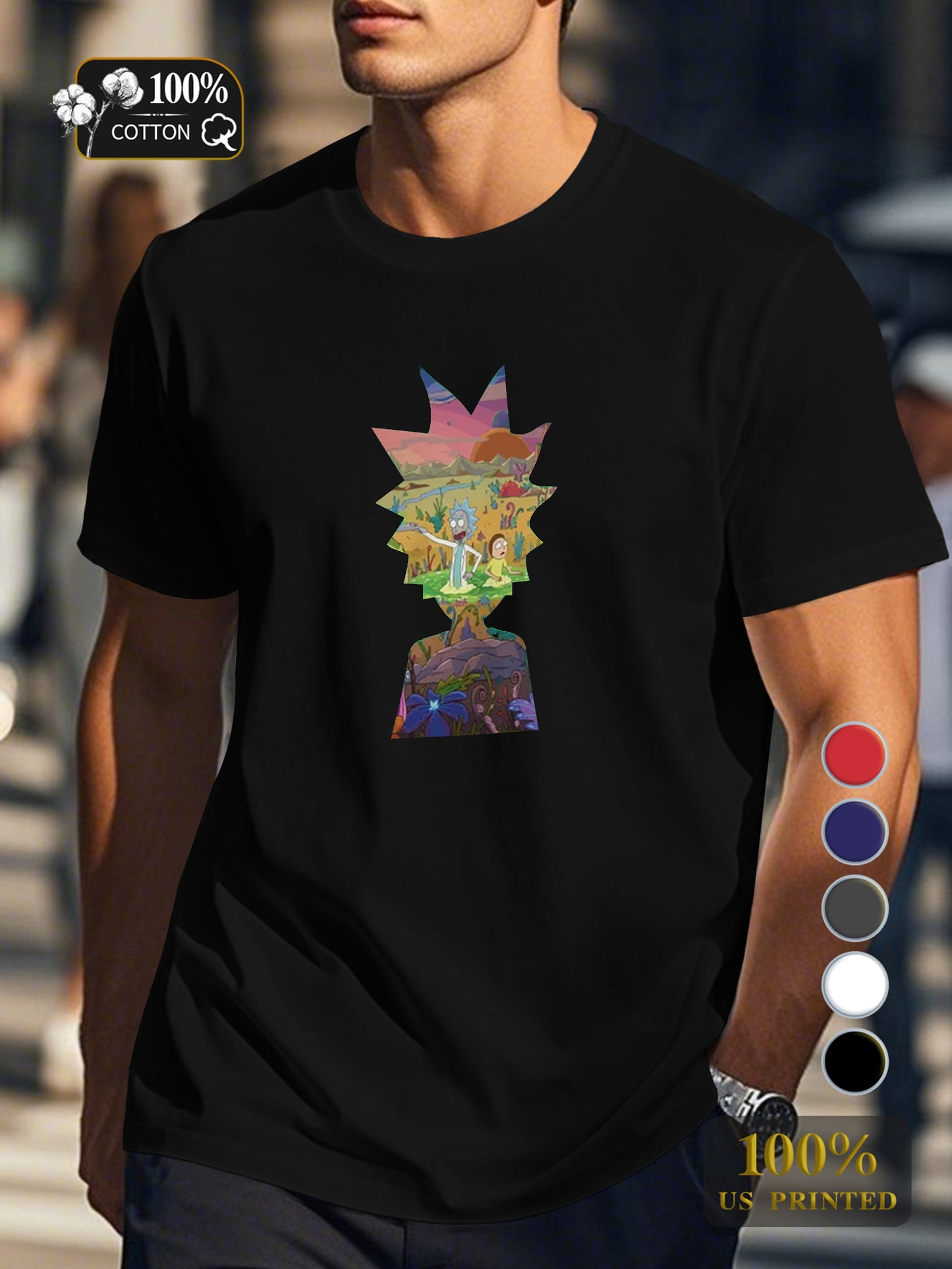 Ys 0718 6 Men's pure cotton Tshirt Comfort Fit