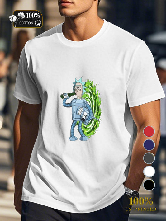 Ys 0718 7 Men's pure cotton Tshirt Comfort Fit
