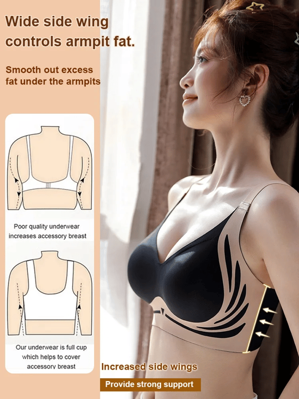 Lifting Anti-Sagging Wireless Push-up Bra