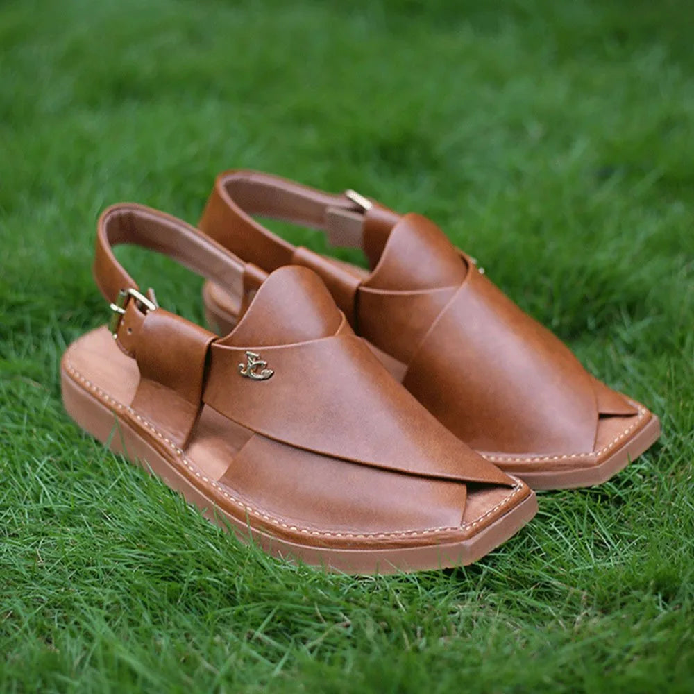 Handmade full leather sandals