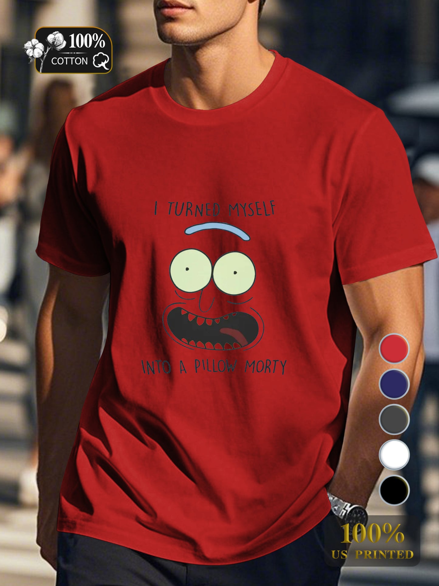 Ys 0718 23 Men's pure cotton Tshirt Comfort Fit
