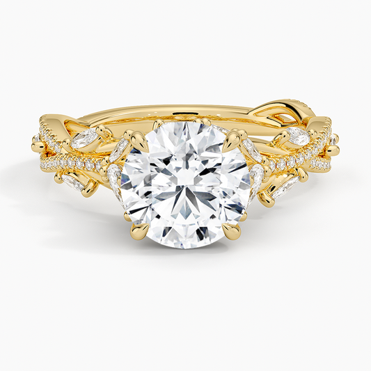 Luxe Secret Garden Diamond Engagement Ring