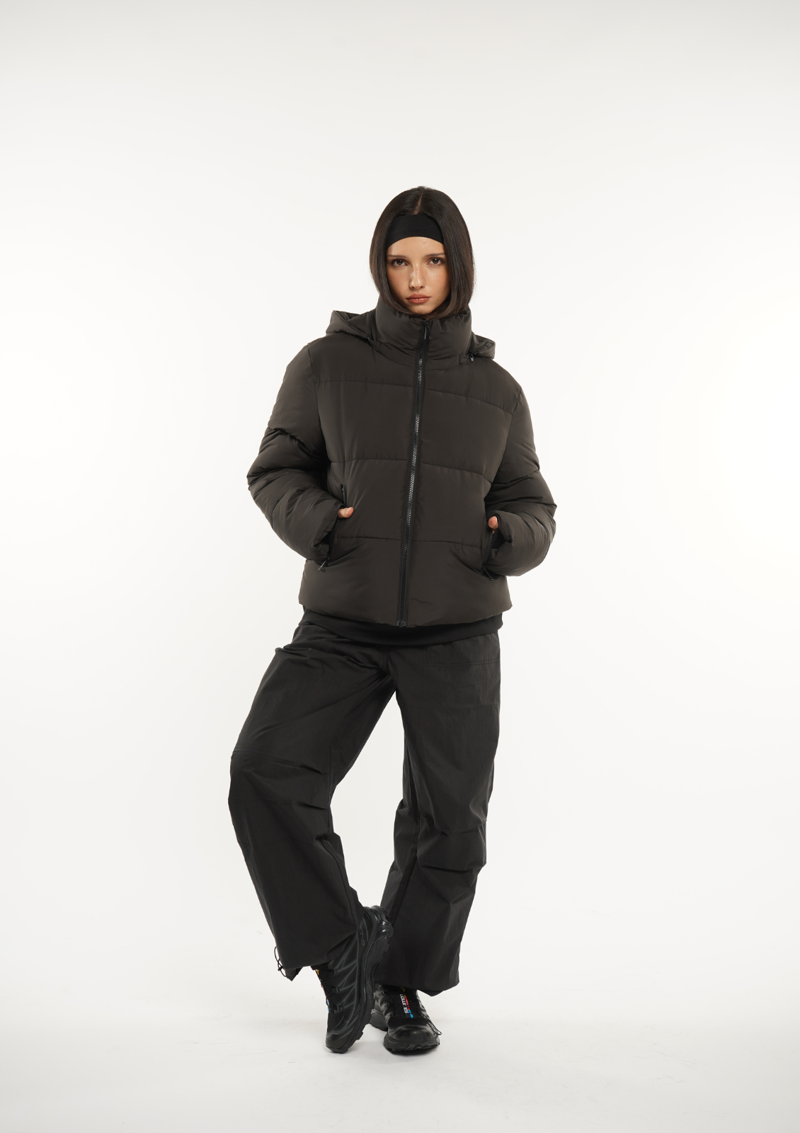 Detachable Hood Puffer Jacket