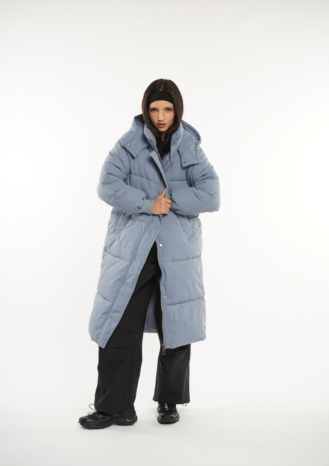 Hooded Long Puffer Jacket