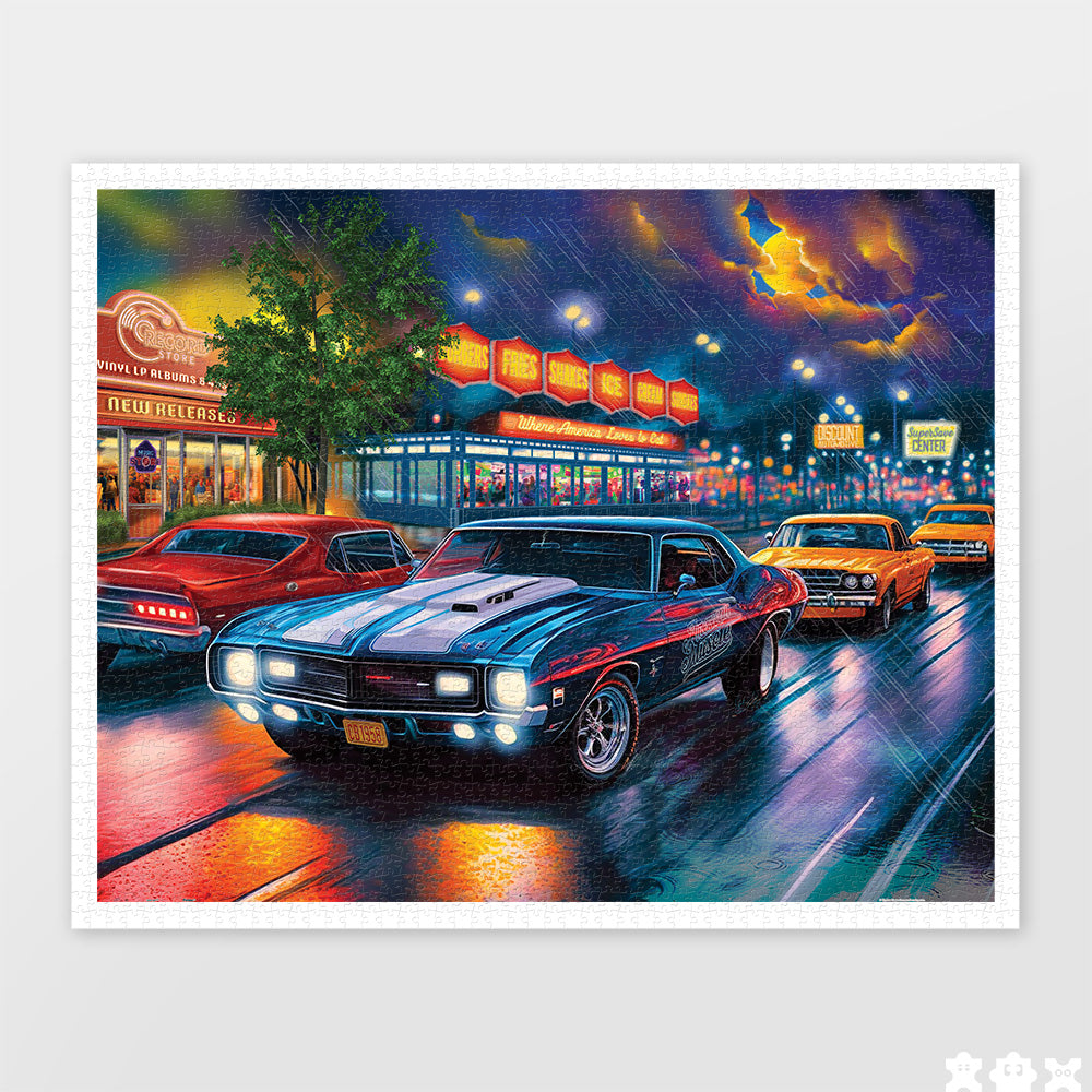 H3443 - 2000 Piece - Rain on The Boulevard