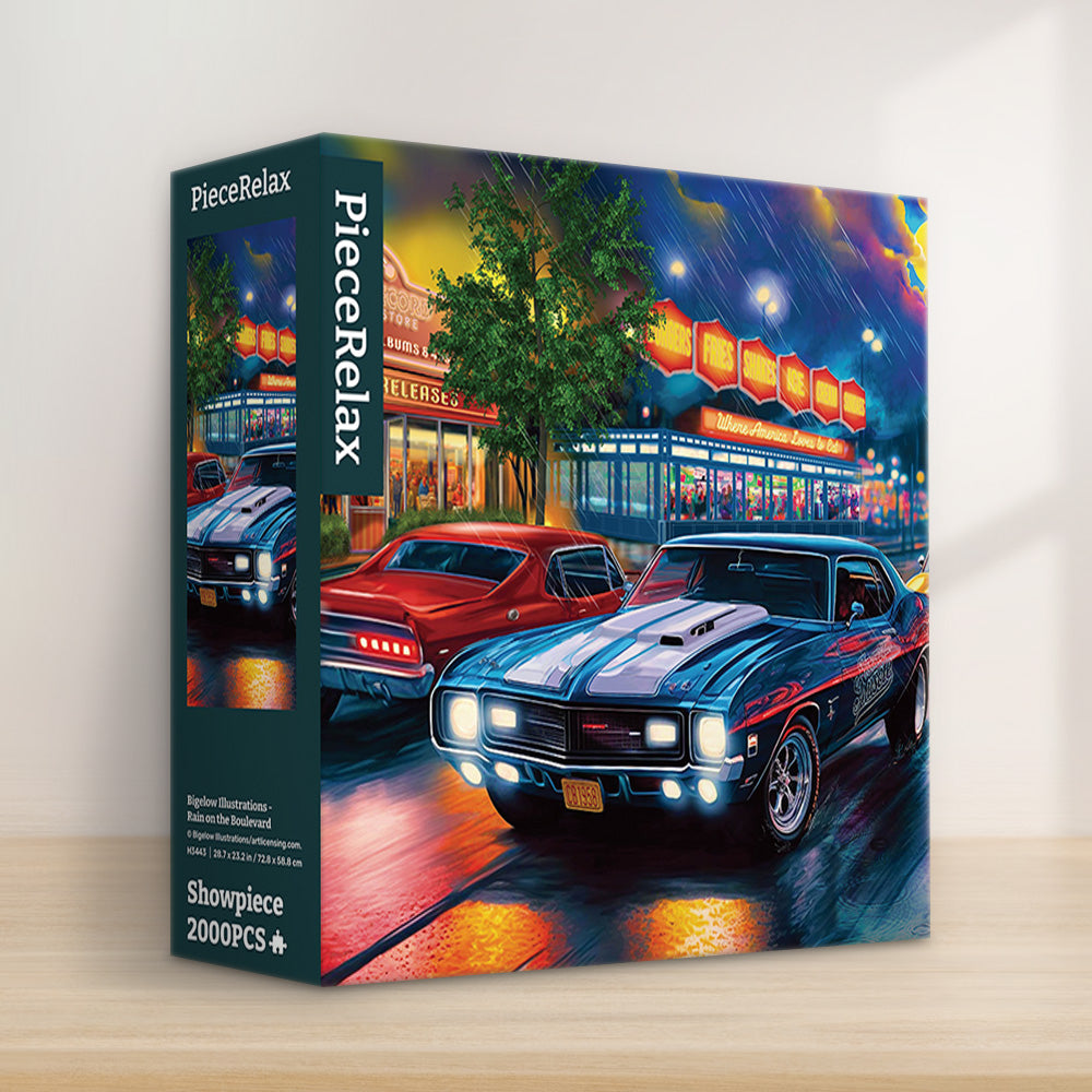 H3443 - 2000 Piece - Rain on The Boulevard