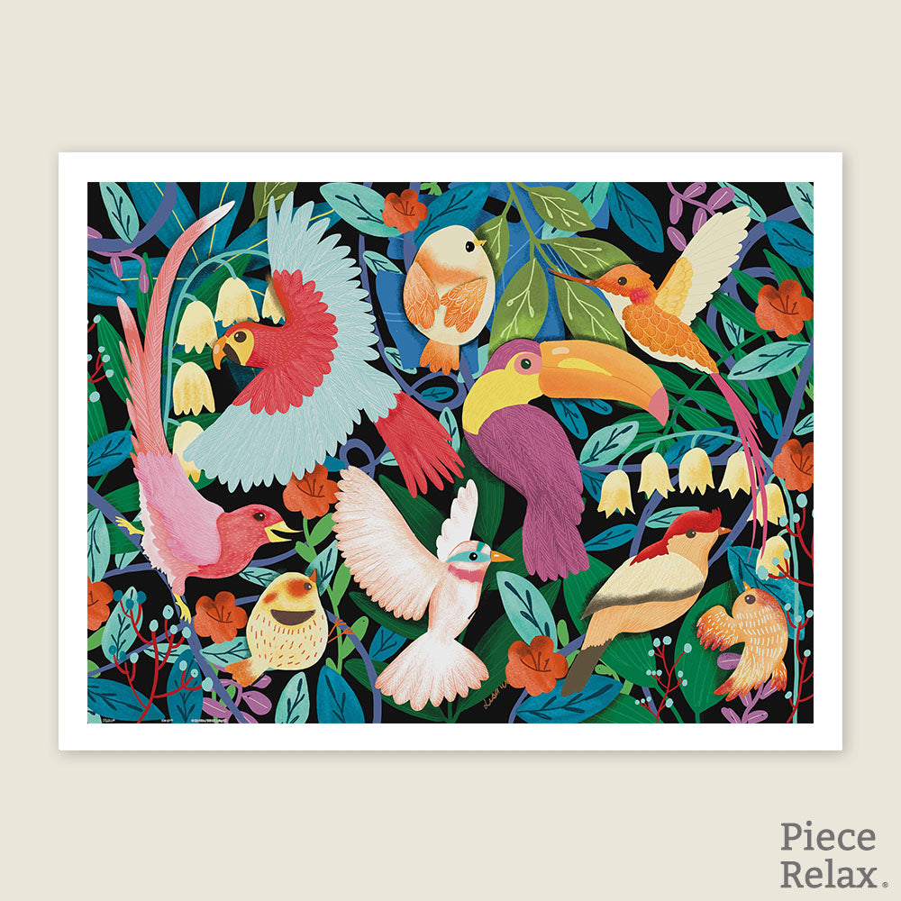 H3520 - 1200 Piece - Exotic Birds