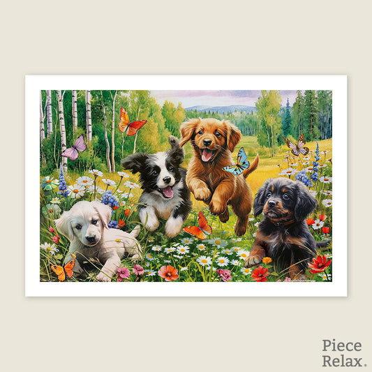 H3550 - 600 Piece - Funny Puppies