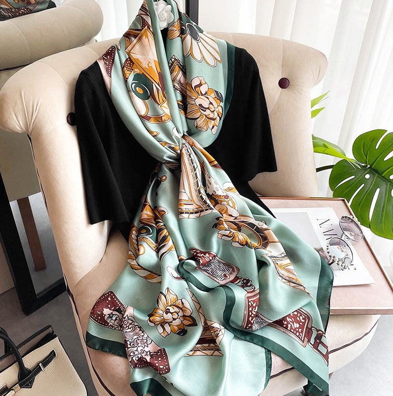 Miss Manel Long Silky Scarf