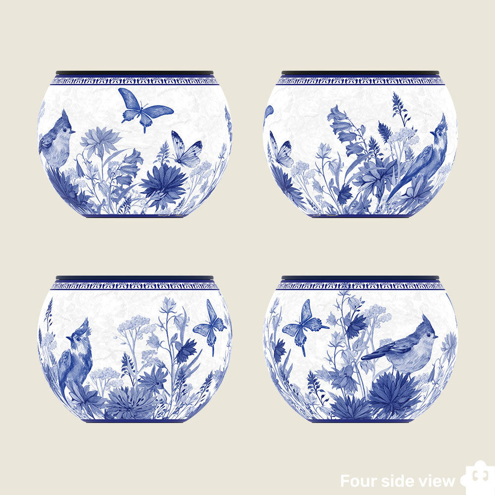 K1115 - 80 Piece - Oriental Birds and Flowers