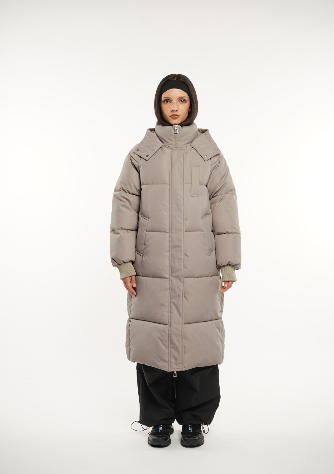 Hooded Long Puffer Jacket