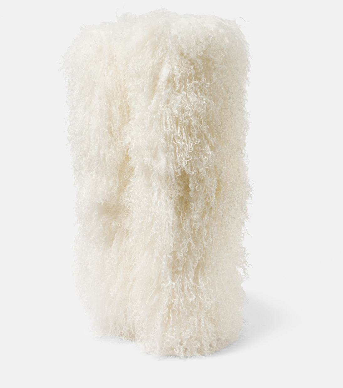 Shearling over-the-knee boots