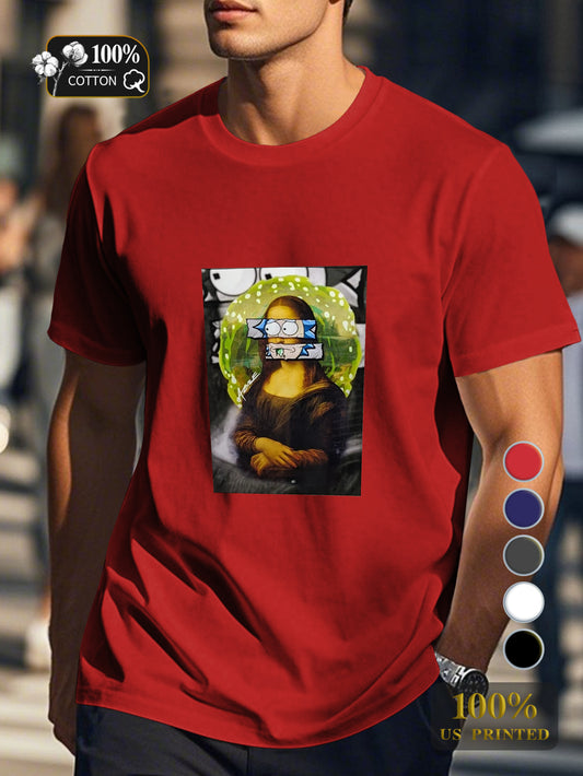 Ys 0718 8 Men's pure cotton Tshirt Comfort Fit