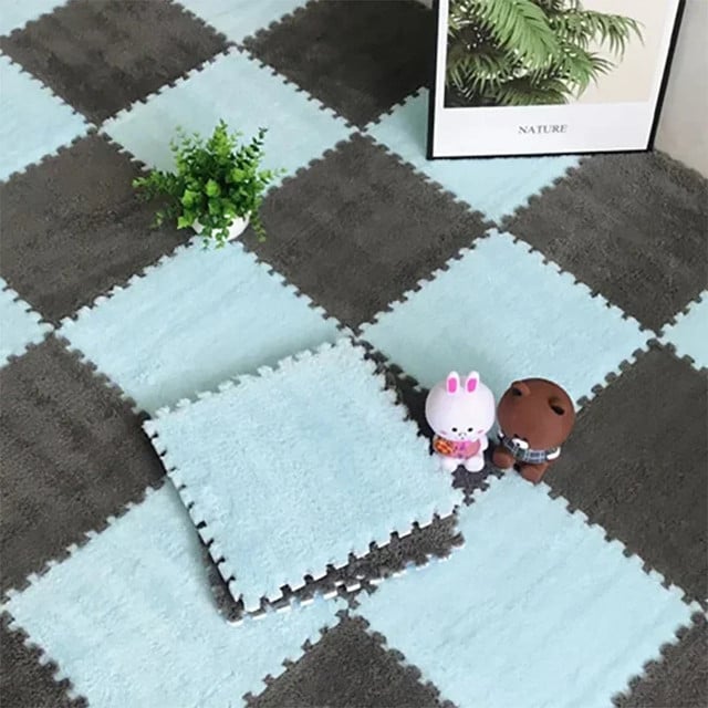 20pcs Soft Floor Milk Mat for home