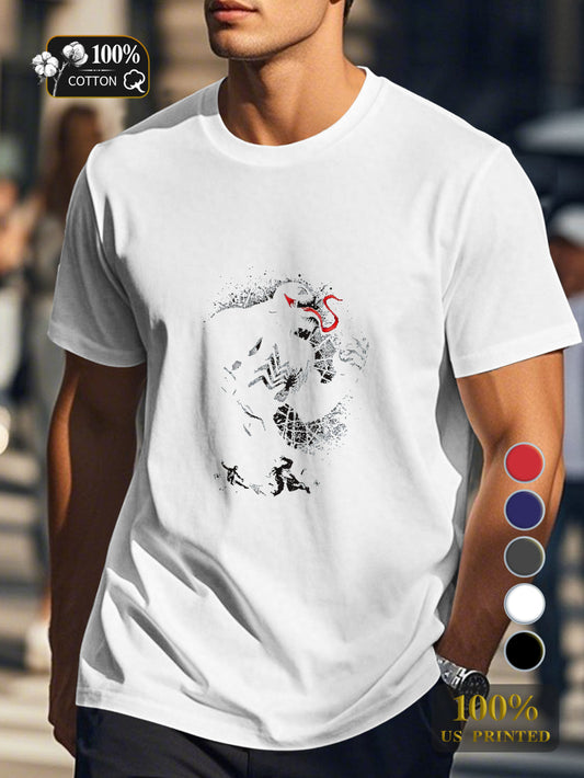 Ys 0718 17 Men's pure cotton Tshirt Comfort Fit