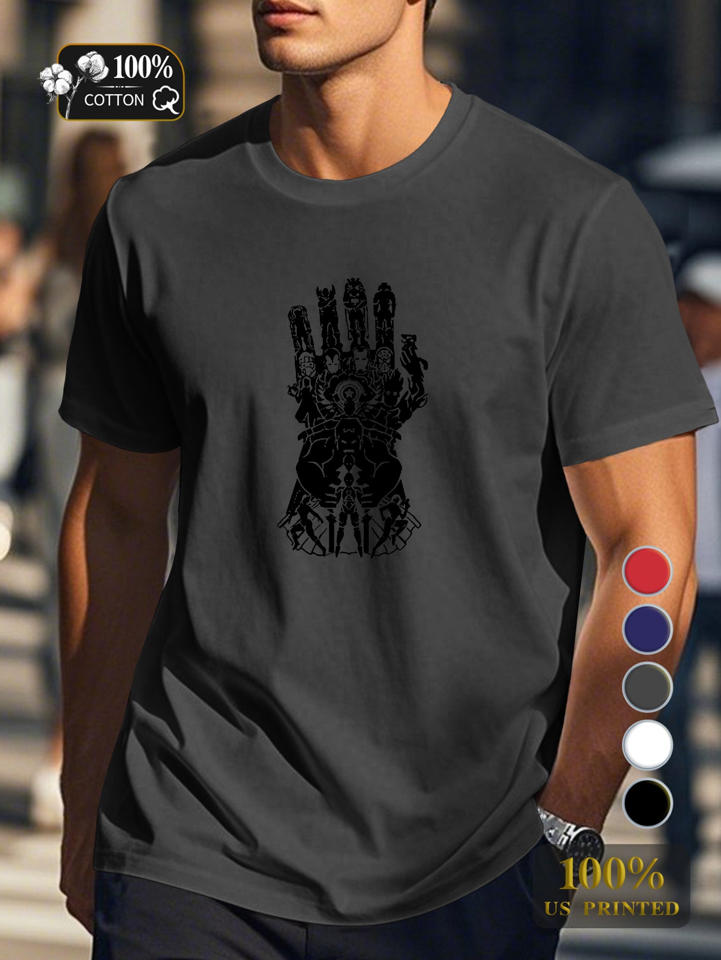 Ys 0718 4 Men's pure cotton Tshirt Comfort Fit