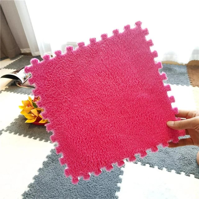 20pcs Soft Floor Milk Mat for home