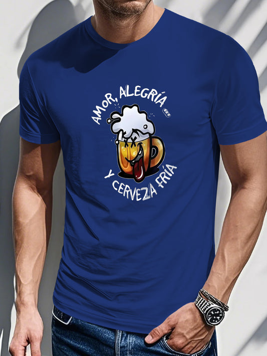 Ys 0710 11 Men's Short Sleeve T-shirt Summer T-shirt Top