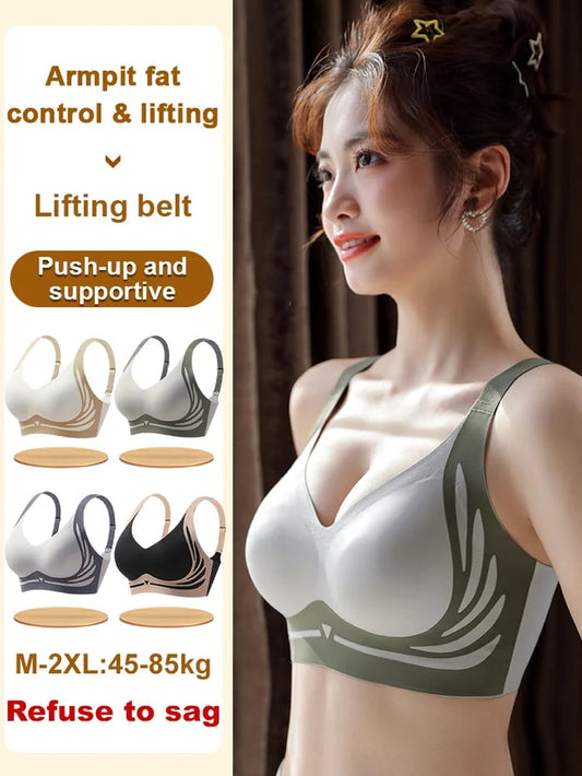 Lifting Anti-Sagging Wireless Push-up Bra