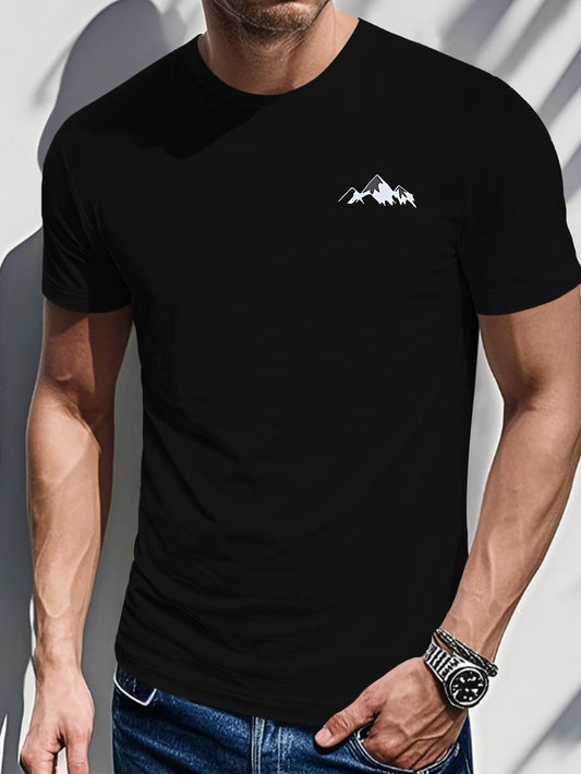 Ys 5 Men's Short Sleeve T-shirt Summer T-shirt Top