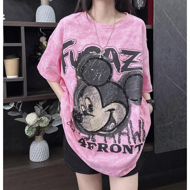 Sequined Mouse Short Sleeve T-Shirt