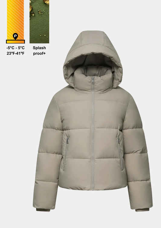 Detachable Hood Puffer Jacket