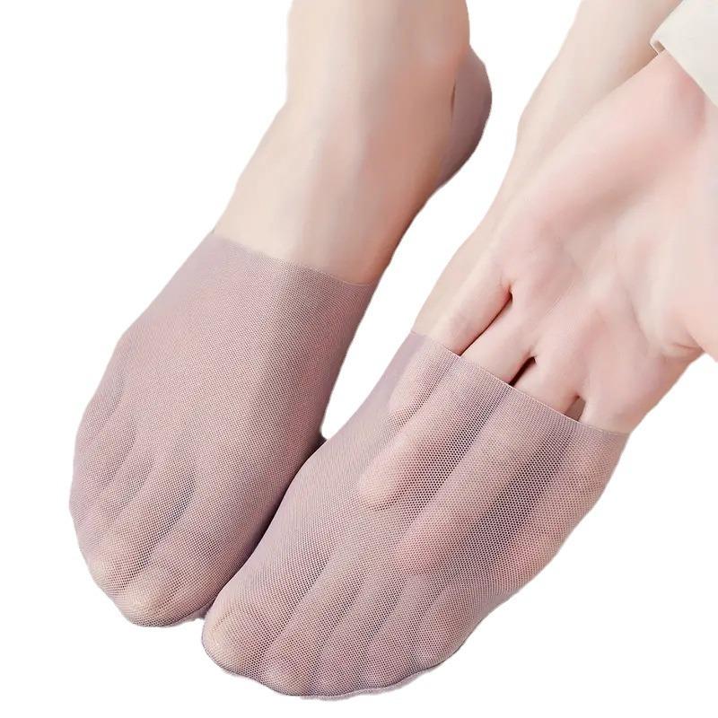 (9 Pairs Gift Set)invisible ice silk boat socks summer breathable socks