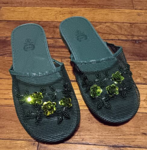 New Women's Mesh Sequin Comfort Slippers in 13 Colors